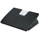 Fellowes Office Suites Adjustable Footrest - 30&deg Tilt - Black, Silver