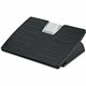 Fellowes Office Suites Adjustable Footrest with Microban - 30&deg Tilt - Black, Silver