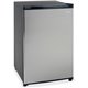 Avanti RM4436SS 4.4 Cubic Foot Refrigerator - 4.40 ft³ - Manual Defrost - Undercounter - Manual Defrost - Reversible - 3.80 ft³ 
