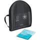 Fellowes Heat and Soothe Back Support - Strap Mount - Black