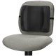 Fellowes Standard Backrest - Black - Black - High Density Foam (HDF)