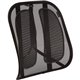 Fellowes Office Suites Mesh Back Support - Strap Mount - Black - Mesh Fabric