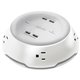 Collaborative Power Pod - White - 3-prong - 5 x AC Power, 4 x USB - 8 ft Cord - White