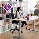 Computex Anti-Static Vinyl Lipped Chair Mat for Carpets up to 3/8" - 36" x 48" - Carpeted Floor, Carpet, Electrical Equipment - 