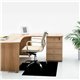 Advantagemat Black Vinyl Lipped Chair Mat for Hard Floor - 36" x 48" - 48" Length x 36" Width x 80 mil Depth x 80 mil Thickness 