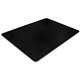 Advantagemat Black Vinyl Rectangular Chair Mat for Hard Floor - 48" x 60" - Hard Floor - 60" Length x 48" Width x 80 mil Depth x