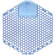Fresh Products Wave 3D Urinal Screen - Lasts upto 30 Days - Splash Resistant, Odor Neutralizer - 10 / Pack - Blue