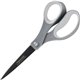 Fiskars Non-stick Titanium Softgrip Scissors - 8" Overall Length - Titanium - Gray - 2 / Pack