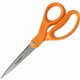 Fiskars Premier Contoured Home Office Scissors - 3.50" Cutting Length - 8" Overall Length - Straight - Stainless Steel - Pointed