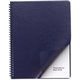 GBC Regency Letter Presentation Cover - 8 1/2" x 11" - 200 Sheet Capacity - Imitation Leather, Faux Leather, Paper Stock - Navy 