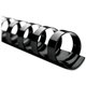 GBC CombBind Binding Spines - 0.3" Diameter - 0.25" Maximum Capacity - 25 x Sheet Capacity - Ring Binder - Black - PVC Plastic -