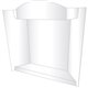 Geographics RoyalBrites 3-D Display Board - 39" Height x 48" Width x 0.40" Depth - Corrugated, Lightweight, Eco-friendly, Tri-fo