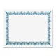 Geographics Gold Seal Parchment Certificates - 24 lb Basis Weight - 8.5" x 11" - Inkjet, Laser Compatible - Blue with Blue Borde