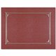 Geographics Letter, A4 Recycled Certificate Holder - 8 1/2" x 11" , 10" x 8" , 8 17/64" x 11 11/16" - Linen - Burgundy - 30% Rec