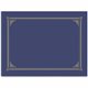 Geographics A4, Letter Recycled Certificate Holder - 8 19/64" x 11 45/64" , 8 1/2" x 11" , 8" x 10" - Metallic Blue - 30% Recycl