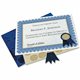Geographics Custom Print Award Certificates Kit - 60 lb Basis Weight - 11" x 8.5" - Inkjet, Laser Compatible - Blue - Paper - 25