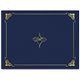 Geographics Letter Recycled Certificate Holder - 8 1/2" x 11" - Blue, Gold - 30% Recycled - 5 / Pack