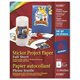 Avery Sticker Project Paper - Letter - 8 1/2" x 11" - Matte - 6 / Carton - Repositionable, Acid-free, Lignin-free, Printable - M