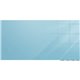 Ghent Magnetic Aria - Horizontal - 72" (6 ft) Width x 48" (4 ft) Height - Blue Tempered Glass Surface - Rectangle - Horizontal -