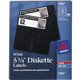 Avery Floppy Disk Label - Permanent Adhesive - Rectangle - Matte White - 1 / Carton