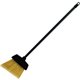 Genuine Joe 32" Plastic Lobby Broom - 32" Handle Length - Plastic Handle - 1 Each - Black