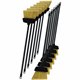 Genuine Joe 32" Plastic Lobby Broom - 32" Handle Length - Plastic Handle - 12 / Carton - Black