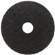 Genuine Joe Black Floor Stripping Pad - 5/Carton - Round x 18" Diameter - Stripping - 175 rpm to 350 rpm Speed Supported - Heavy