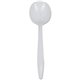Genuine Joe Medium-Weight Soup Spoon - 1 Piece(s) - 1000/Carton - Soup Spoon - 1 x Soup Spoon - Disposable - White