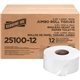 Genuine Joe Jumbo Roll Bath Tissues - 2 Ply - 3.25" x 1000 ft - 9" Roll Diameter - 3.30" Core - White - Nonperforated, Unscented