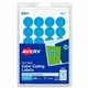 Avery Removable Color-Coding Labels, Removable Adhesive, Light Blue, 3/4" Diameter, 1,008 Labels (5461) - Avery Removable Color-