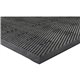 Genuine Joe Free Flow Comfort Anti-fatigue Mat - 48" Length x 36" Width x 0.50" Thickness - Rubber - Black - 1Each