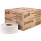 Genuine Joe Jumbo Jr Dispenser Bath Tissue Roll - 2 Ply - 3.30" x 1000 ft - 8.88" Roll Diameter - White - Fiber - Sewer-safe, Se