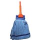 Genuine Joe Microfiber Tube Wet Mop Complete - MicroFiber Head - 60" Handle - Launderable, Absorbent, Refillable, Durable - 1 Ea