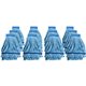 Genuine Joe Microfiber Wet Mophead Refill - MicroFiber - Blue - 12 / Carton