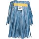 Genuine Joe Hy-Sorb Disposable Mophead - Cotton, Rayon - Turquoise - 1Each