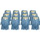 Genuine Joe Hy-Sorb Disposable Mophead - Cotton, Rayon - Turquoise - 12 / Carton