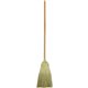 Genuine Joe Janitor Lobby Blend Broom - 11" Fiber Bristle - 56" Handle Length - Wood Handle - 1 Each