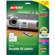 Avery Durable Easy Peel ID Labels, Sure Feed Technology, Permanent Adhesive, 1-1/4" x 1-3/4" , 256 Labels (6791) - Avery Durable