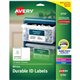 Avery Durable Easy Peel ID Labels, Sure Feed Technology, Permanent Adhesive, 2" x 2-5/8" , 120 Labels (6793) - Avery Durable Eas