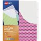 Avery Big Tab Insertable Plastic Pocket Dividers - 180 x Divider(s) - 180 Tab(s) - 5 - 5 Tab(s)/Set - 9.3" Divider Width x 11.13