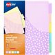 Avery Big Tab Dividers for 3 Ring Binders, 5-Tab Set, Plastic Binder Dividers with Pockets, Insertable Big Tabs, Pastel Classic 