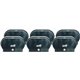 Genuine Joe Solutions Standard Bath Tissue Roll Dispenser - Manual - Roll - 2000 x Sheet, 2 x Roll - Black - Sliding Door - 6 / 