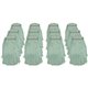 Genuine Joe Blended Yarn Mophead - Yarn - Green - 12 / Carton