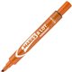 Avery Large Desk-Style Permanent Markers - 4.7625 mm Marker Point Size - Chisel Marker Point Style - Orange - Orange Plastic Bar