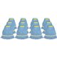 Genuine Joe Synthetic Blend Small Mophead - Rayon, Cotton - Blue - 12 / Carton