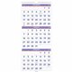 At-A-Glance 3-Month Reference Vertical Wall Calendar - Large Size - Monthly - 14 Month - December 2023 - January 2025 - 3 Month 