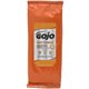 Gojo Fast Towels - Fresh Citrus - 60 Sheets - Clear, Blue - Cleaning, Non-irritating, Moisturizing, Heavy Duty - For Multipurpos