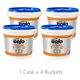 Gojo Fast Towels Bucket - Fresh Citrus - 130 Sheets - Blue, Clear - Moisturizing, Non-irritating, Heavy Duty, Cleaning - For Mul