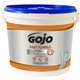Gojo Fast Towels Hand/Surface Cleaner - 9" x 10" - White - Non-irritating, Pre-moistened, Disposable - For Hand - 225 Per Canist