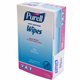 PURELL On-the-go Sanitizing Hand Wipes - 5" x 7" - Clear - Alcohol Based, Fragrance-free - 100 / Box